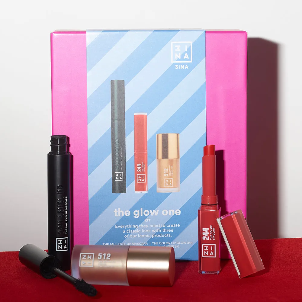 3INA The Glow One Kit kit maquillage mascara highlighter rouge