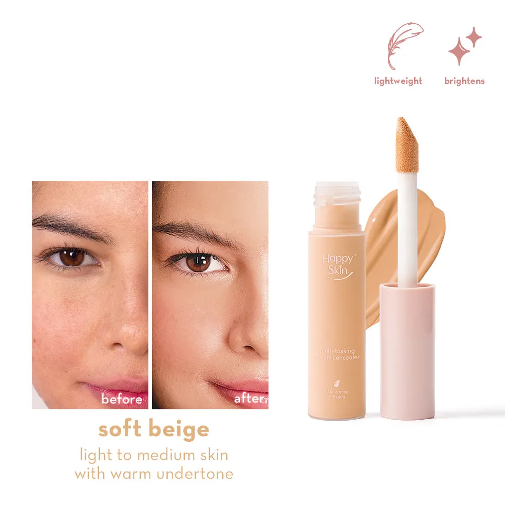 Happy Skin Second Skin Serum Concealer Nude Beige hydratant
