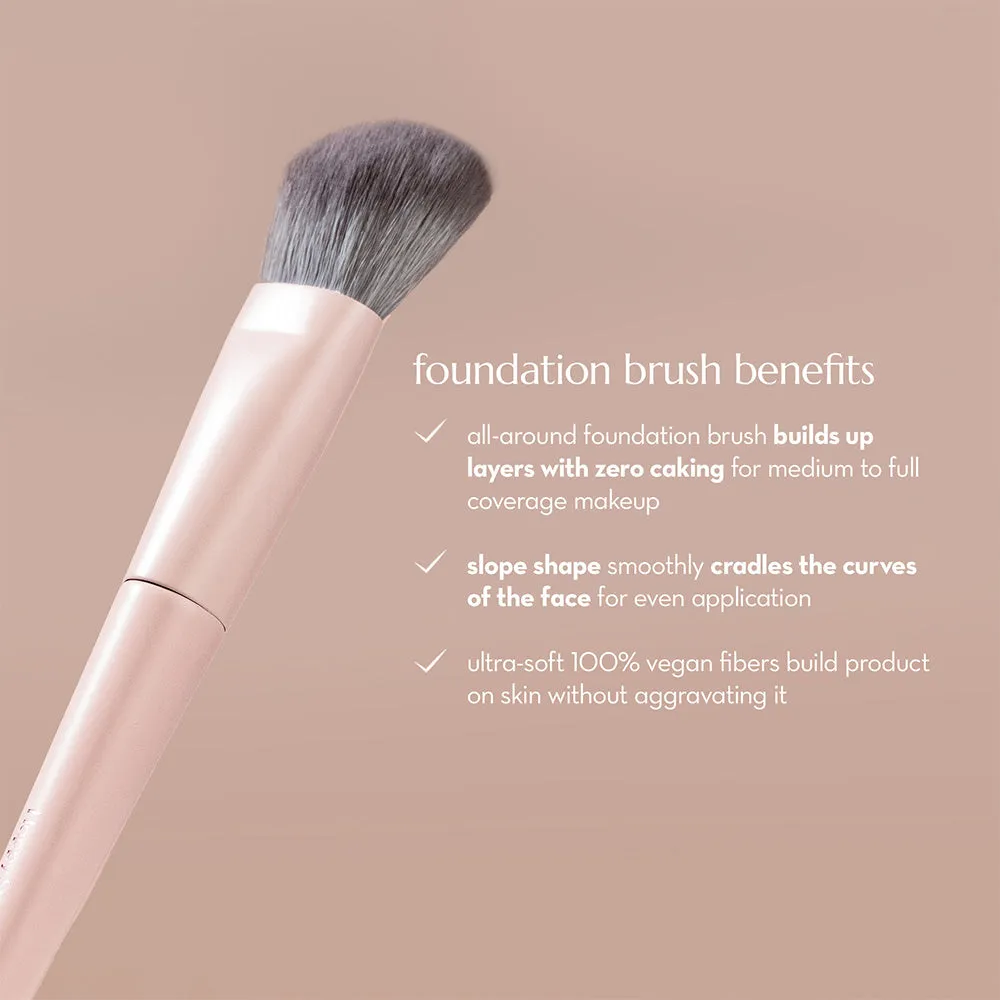 Happy Skin x Marj Mini pinceau fond de teint rose