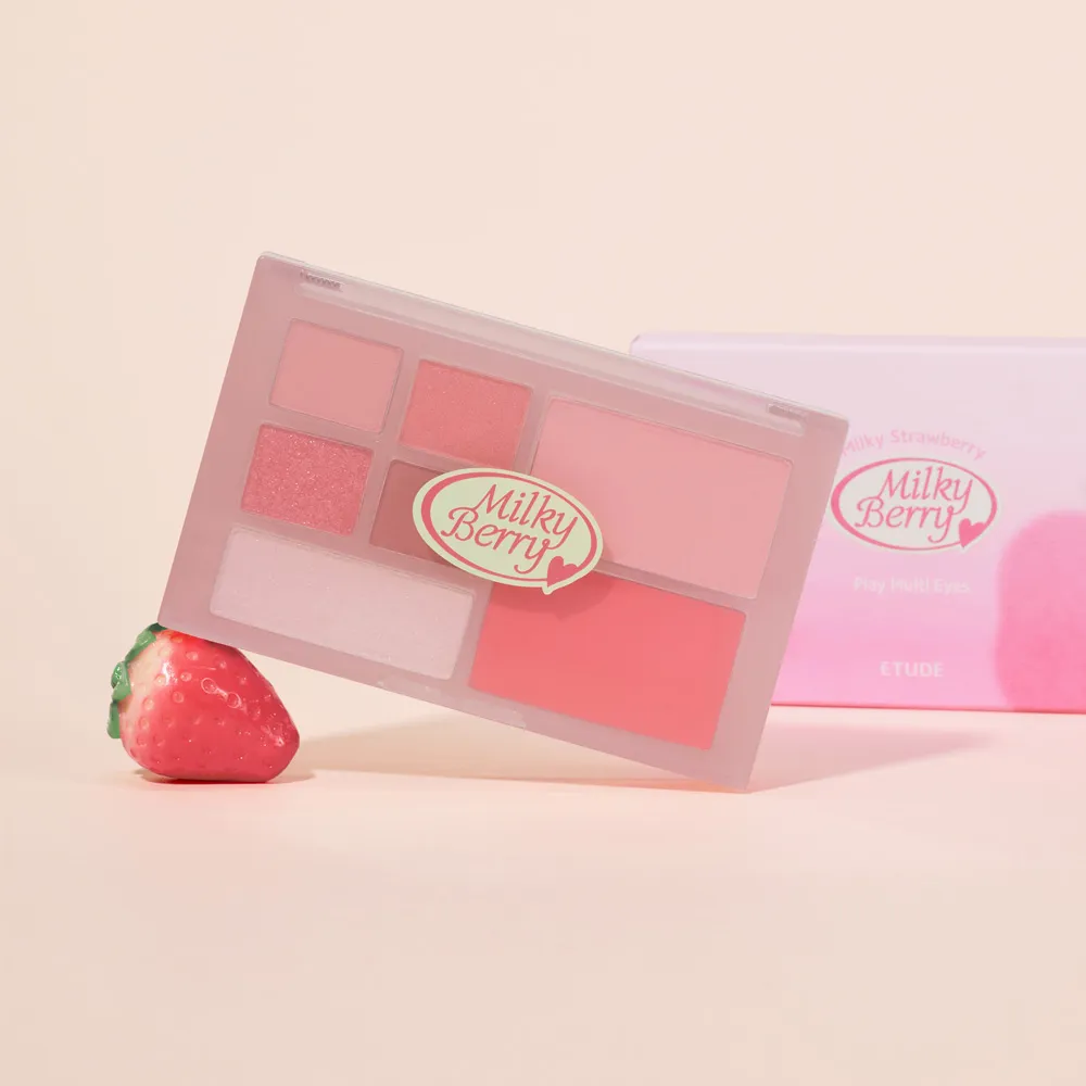 ETUDE Play Multi Eyes Palette 6,8g Milky Berry 7 fards