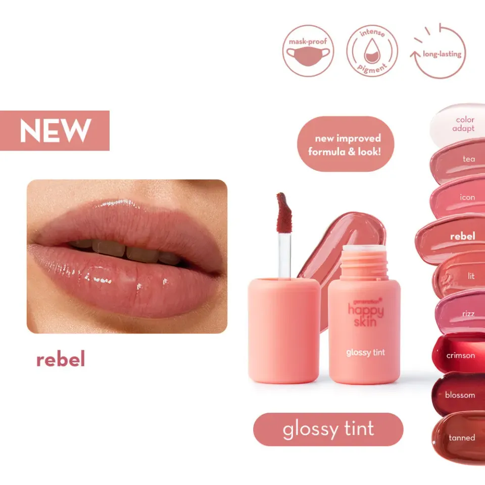 Generation Happy Skin Glossy Tint gloss teinte Crimson