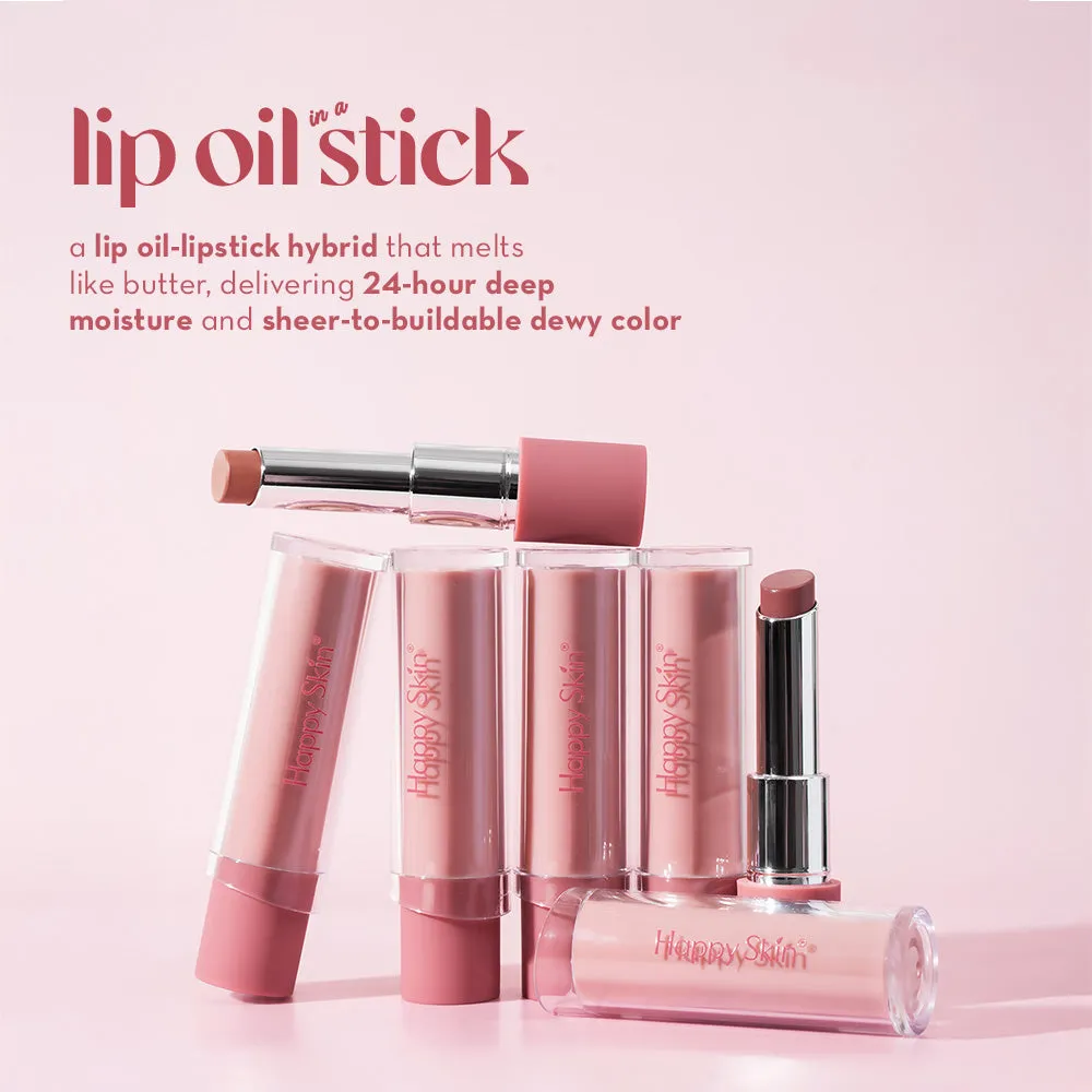 Happy Skin Lip Oil Stick Euphoria huile teintée 24h