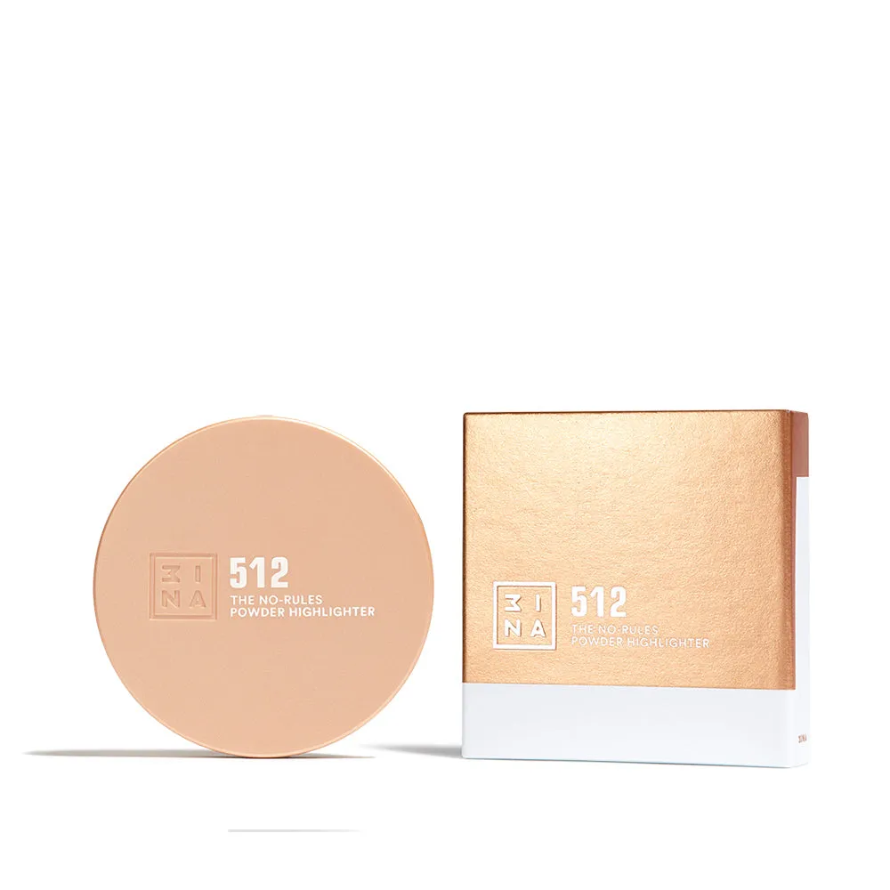 3INA The No-Rules Powder 512 highlighter poudre éclat