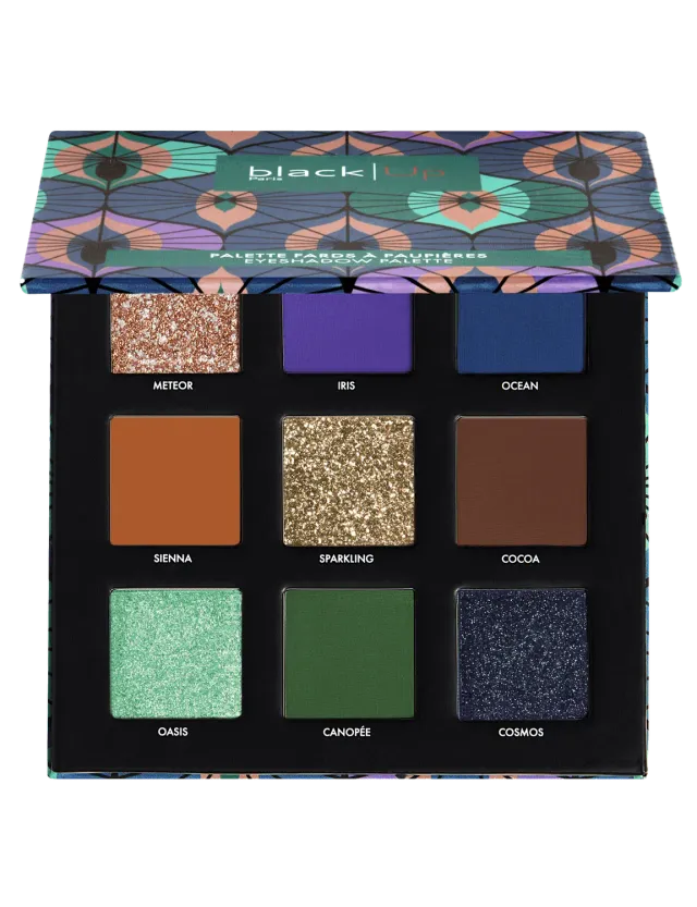Black Up Palette 9 Fards à Paupières pigmentée mats