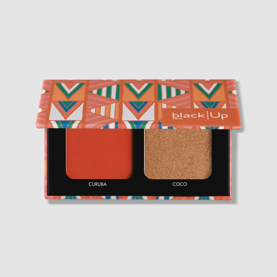 Black Up Duo Blush Et Enlumineur blush teinte waxduo-01 mat