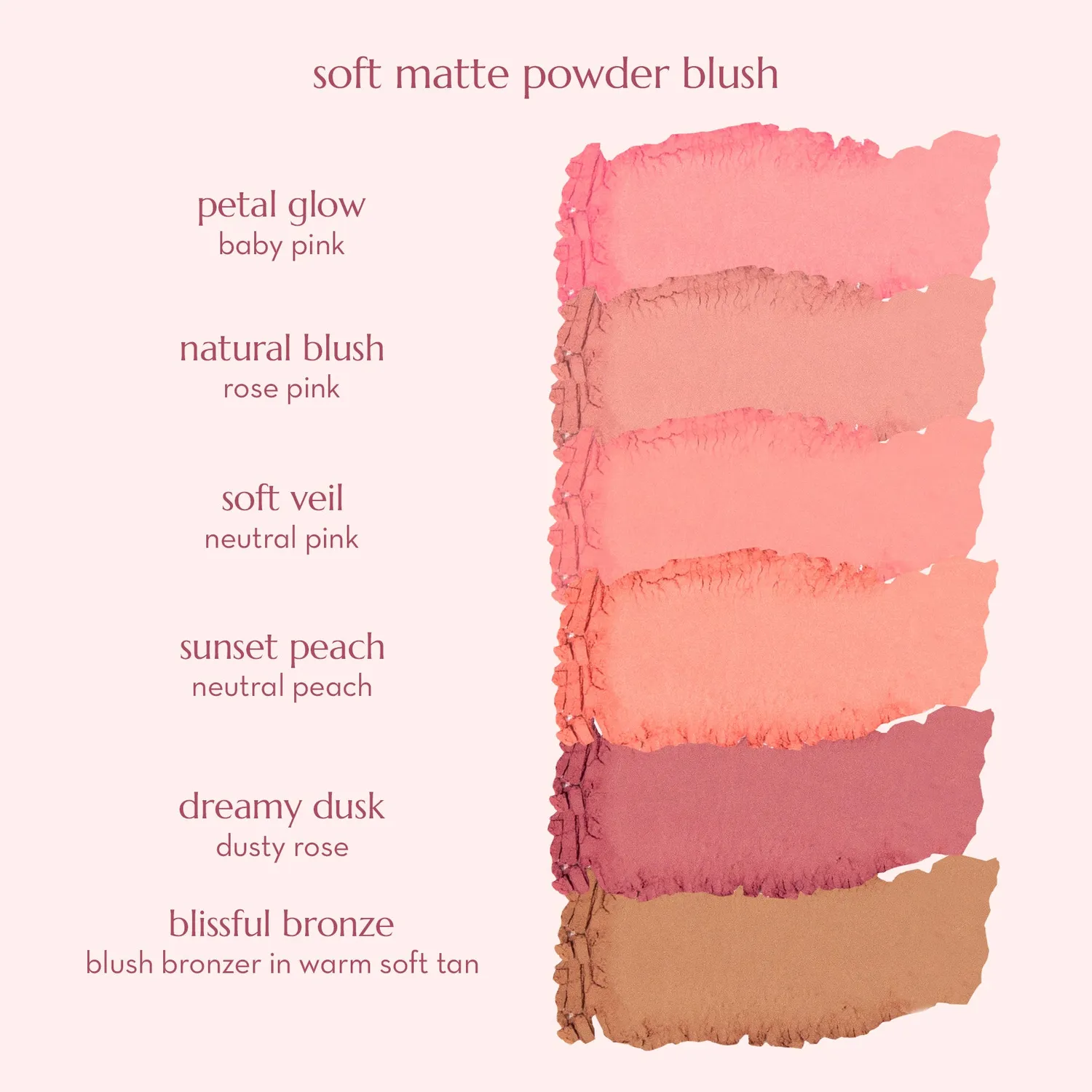 Happy Skin Second Skin Soft Matte blush poudre Blissful Bronze 12h