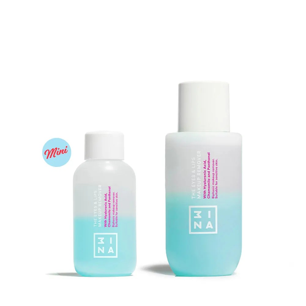3INA Eyes & Lips Remover mini démaquillant biphasé