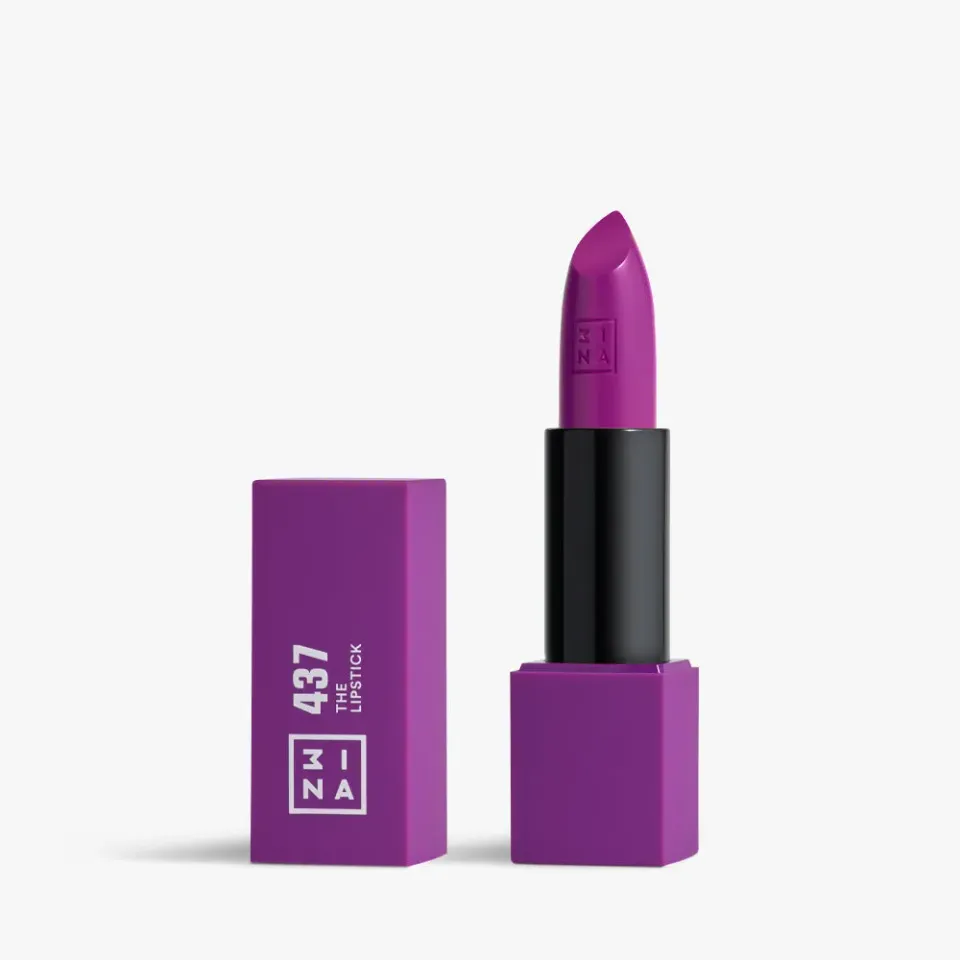 3INA The Lipstick 437 rouge à lèvres semi-mat tenue