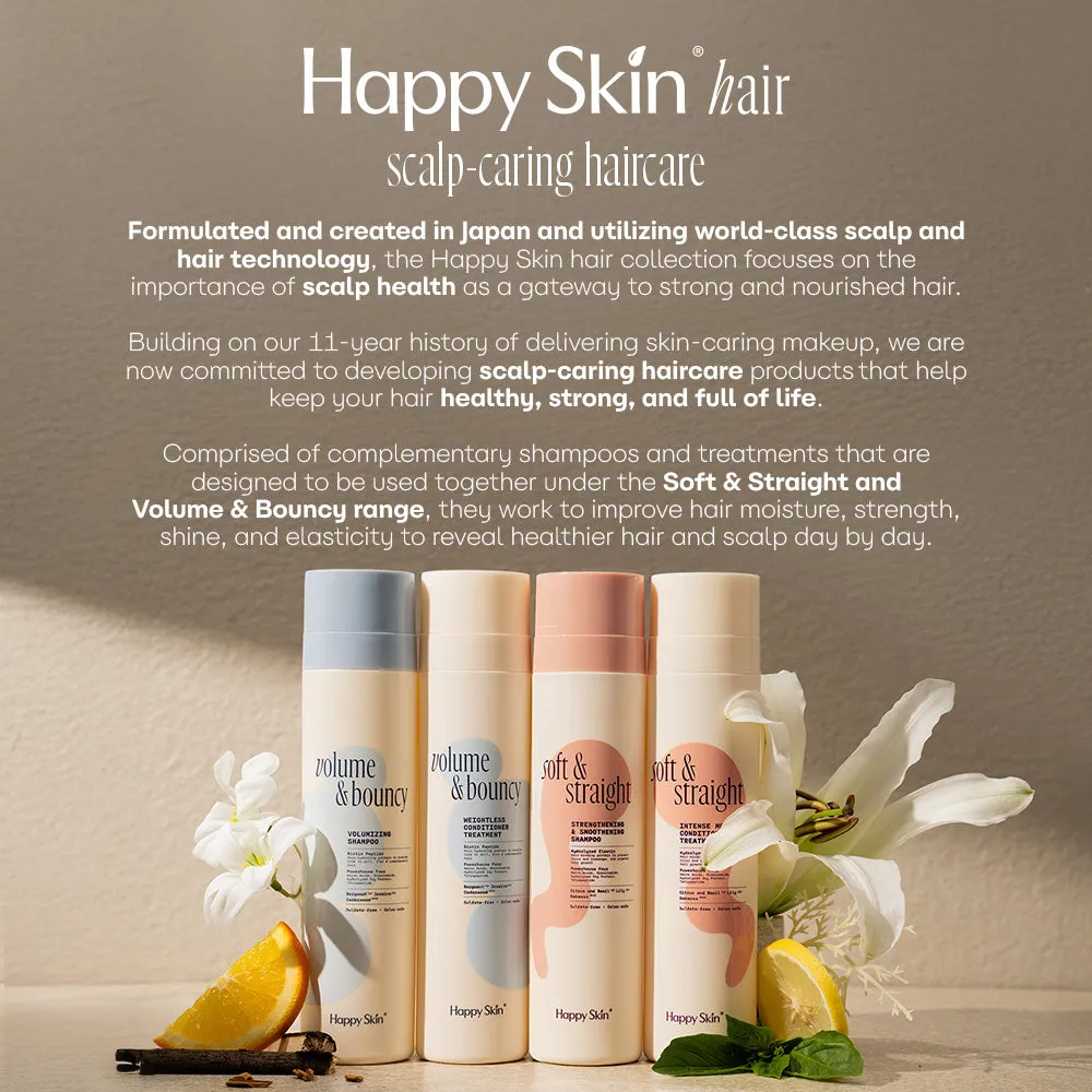 Happy Skin Soft & Straight Après-Shampooing anti-frisottis