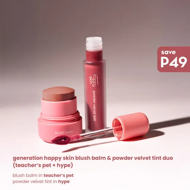 Happy Skin Generation Blush Balm teinte Teacher’s Pet-Hype duo lèvres
