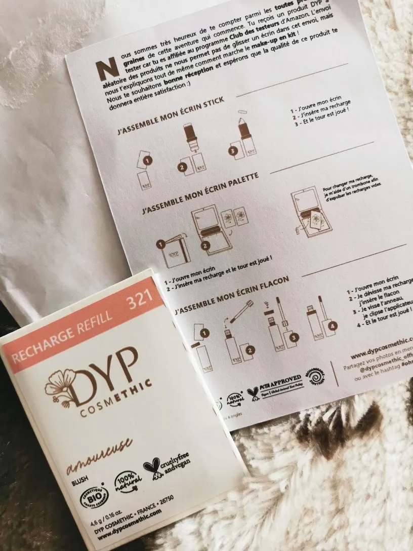 DYP Blush recharge 321 rosé bio naturel