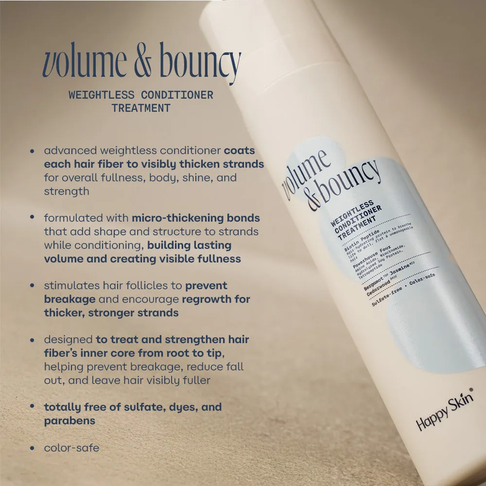 Happy Skin Hair Volume après-shampooing volume léger