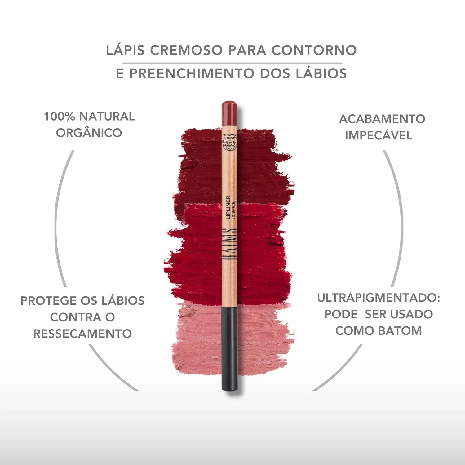 Baims Lipliner crayon lèvres 10 Hibiscus semi-mat