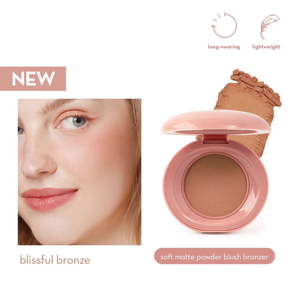 Happy Skin Second Skin Soft Matte blush poudre Blissful Bronze 12h