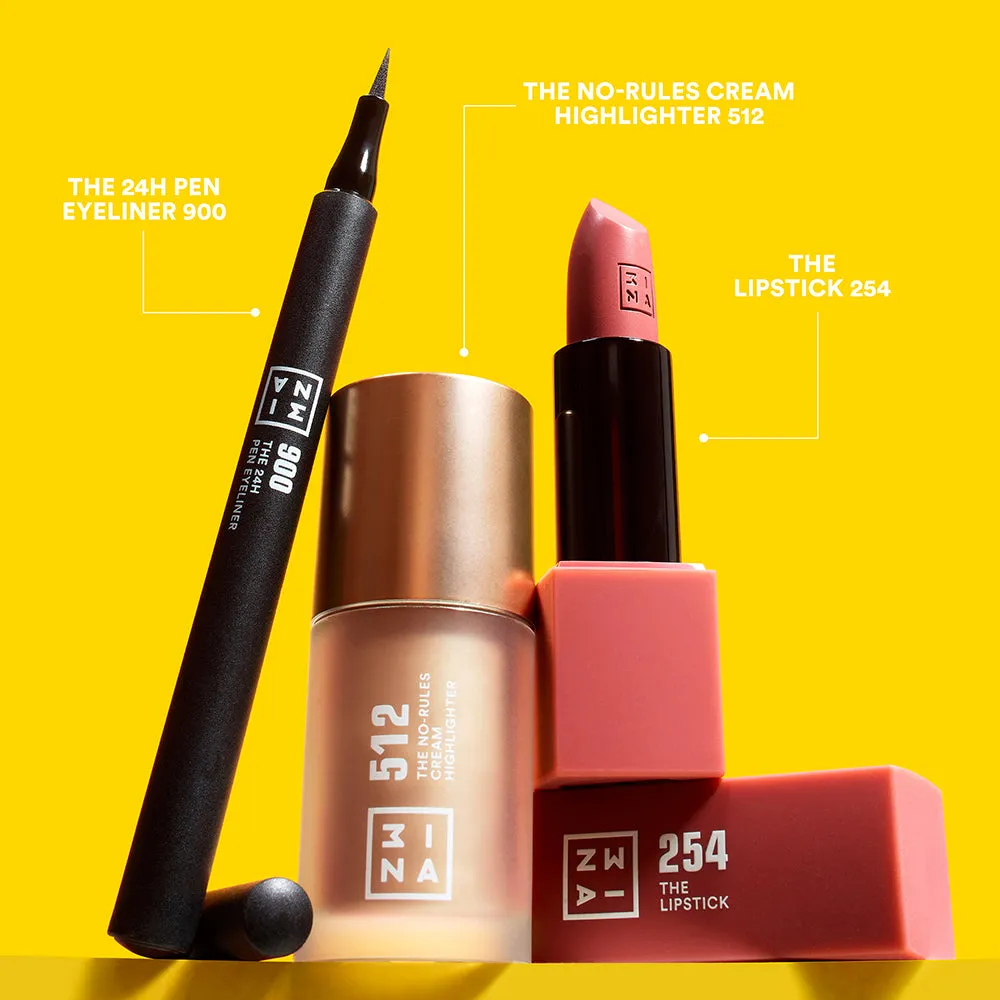 3INA Shine O'Clock kit maquillage éclat 3 pièces