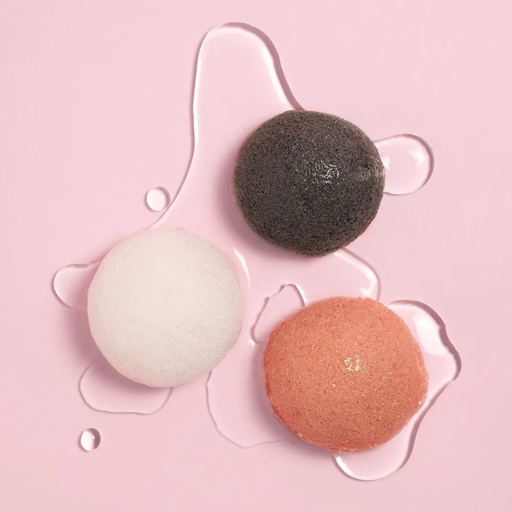 3INA Mini Konjacs éponges visage exfoliantes douces