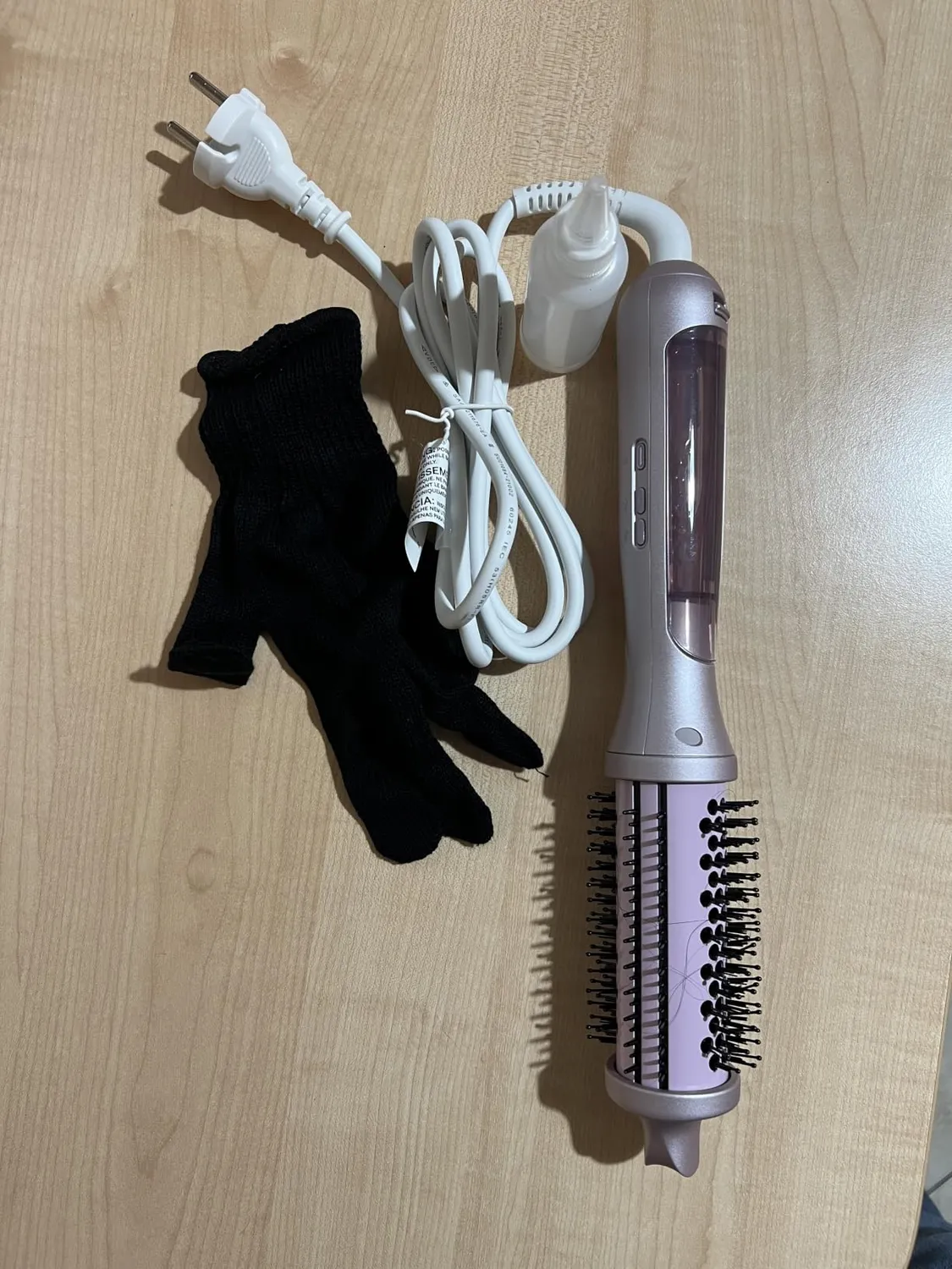 SHEGLAM Brosse Thermique Vapeur brosse 38 mm 4-en-1 lissante