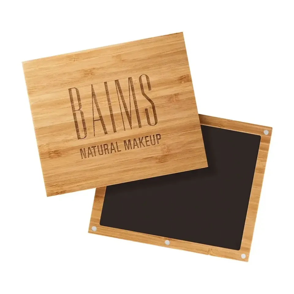 Baims Bamboo Palette vide palette maquillage bambou