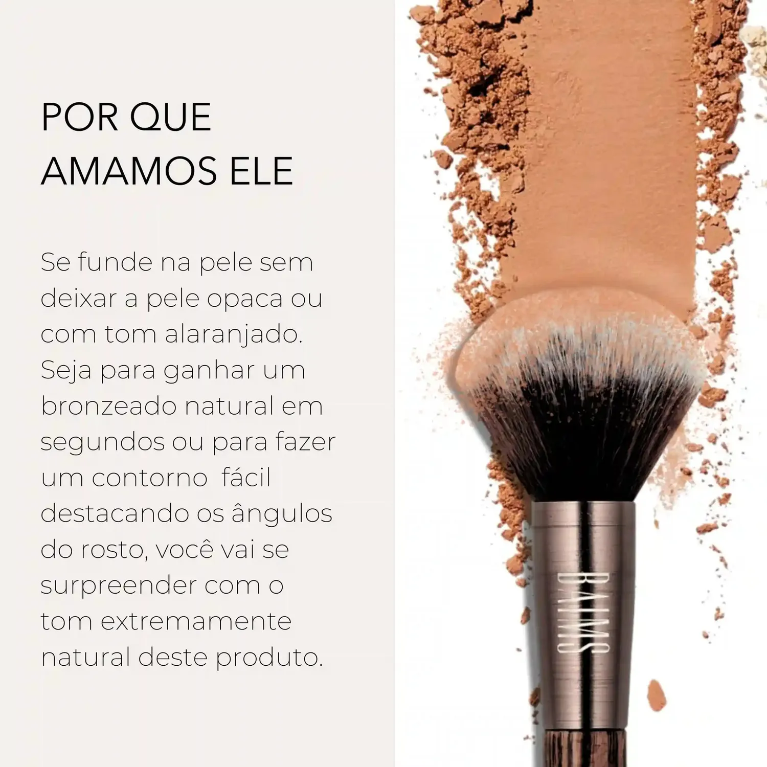 Baims Mineral Bronzer poudre contour 20 Amber Matte