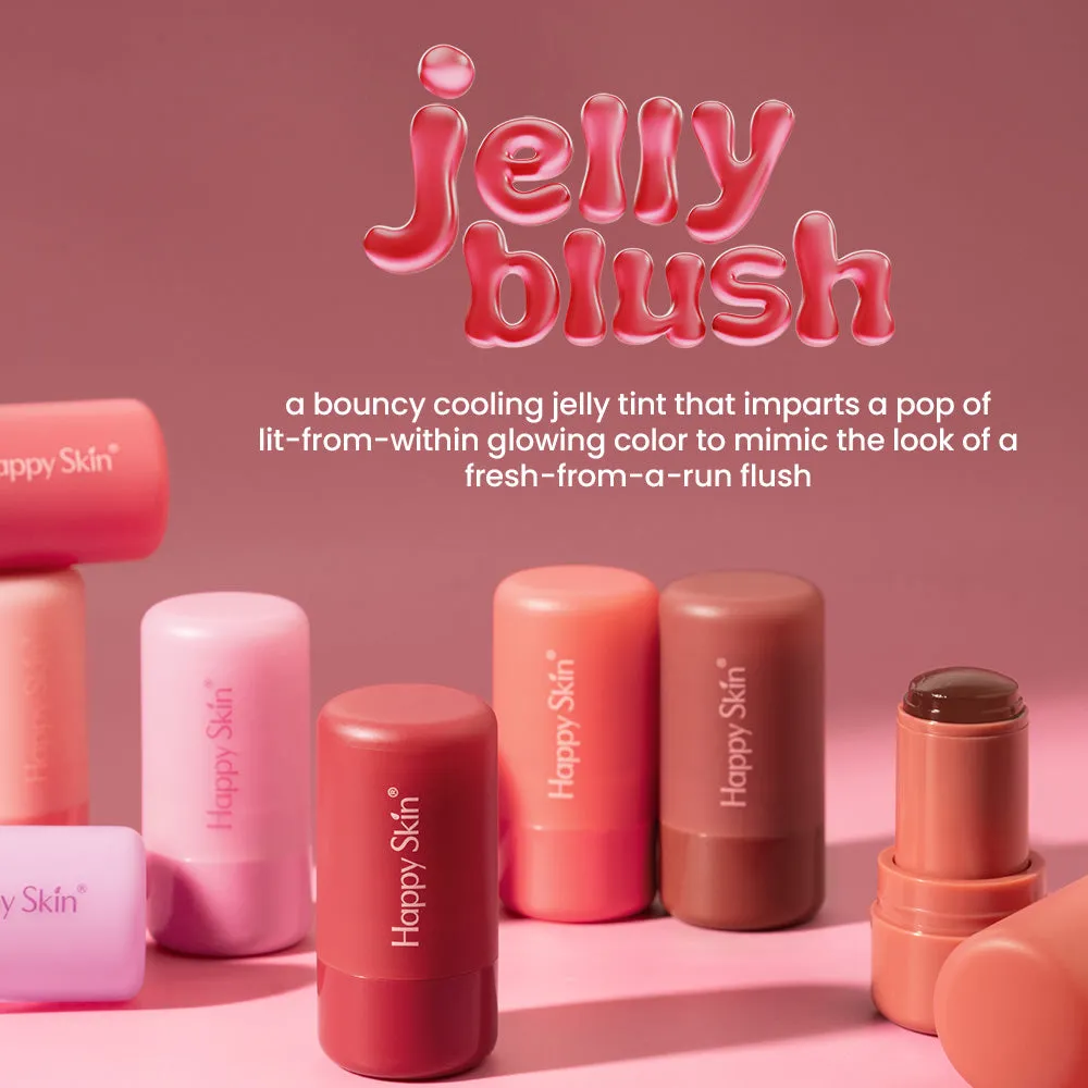 Happy Skin Jelly Blush gel teinte Fig fini frais lumineux