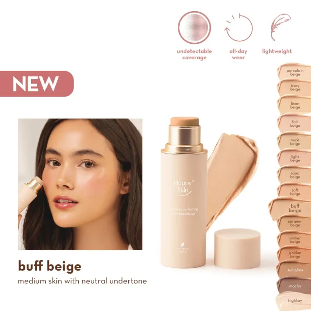 Happy Skin Off Duty stick fond de teint Porcelain Beige