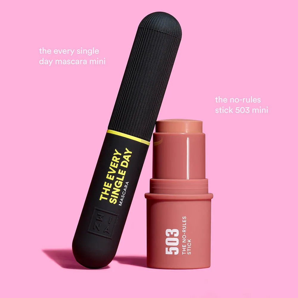 3INA The Quick Face Kit mascara + stick 503 mini