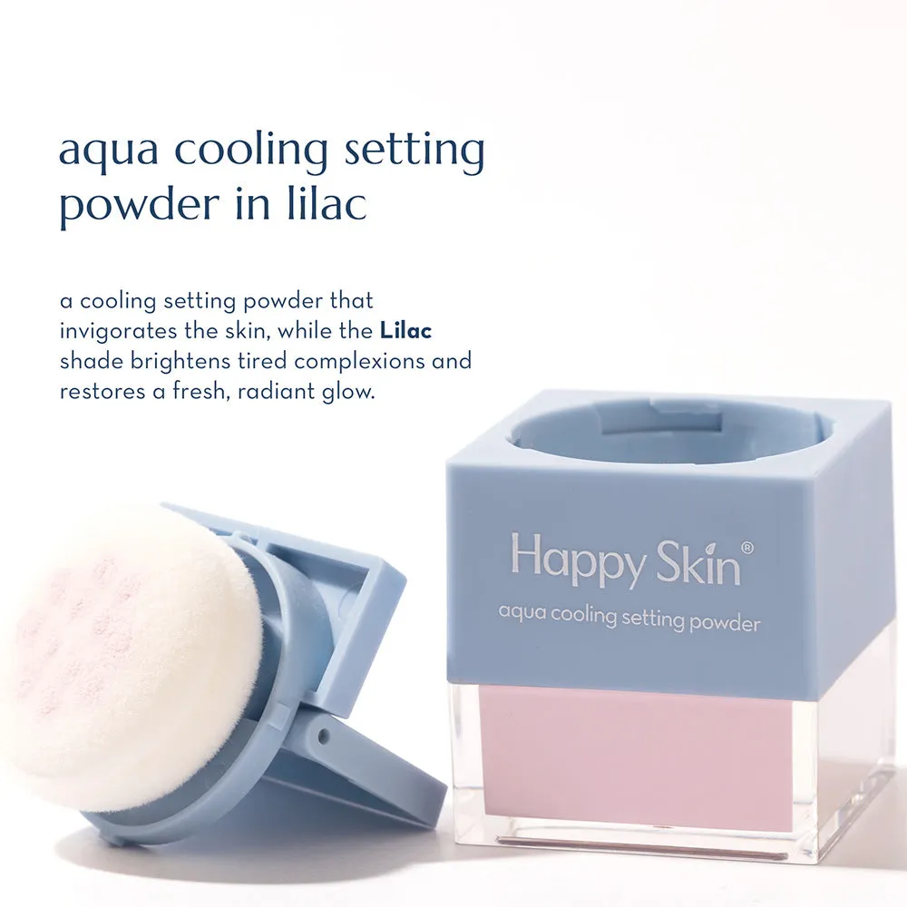 Happy Skin Dew Aqua poudre fixante fraîche semi-mate