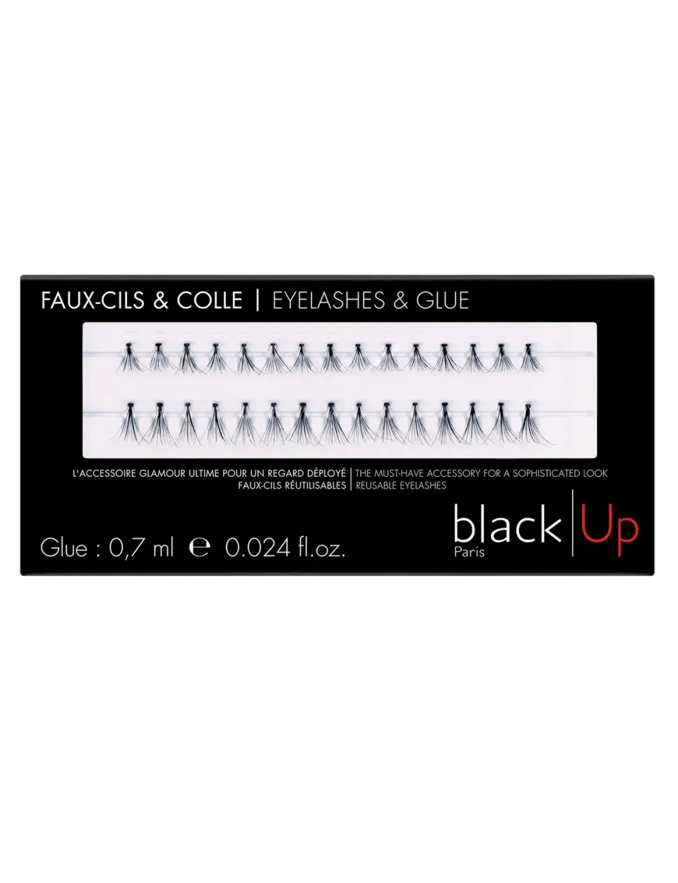 Black Up Naturally Single faux-cils naturel réutilisable