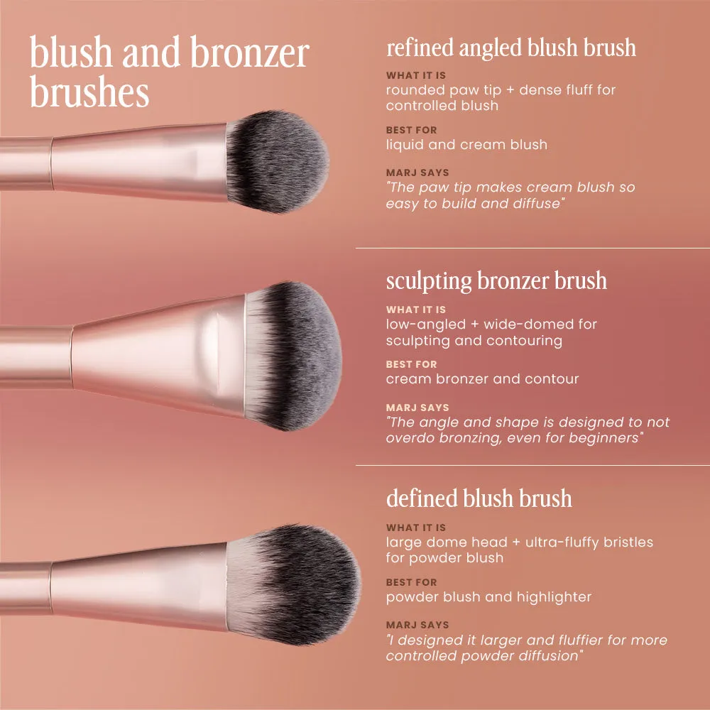 Happy Skin Define + Refine set 8 pinceaux maquillage végan