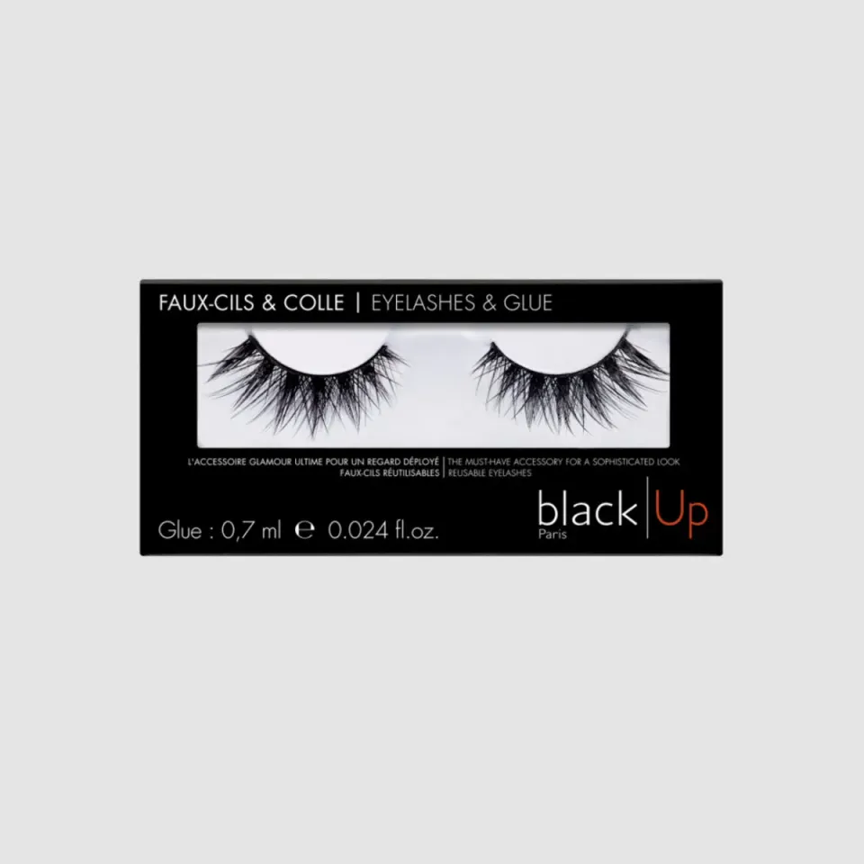 Black Up Queen of Sheba faux-cils réutilisables 20x