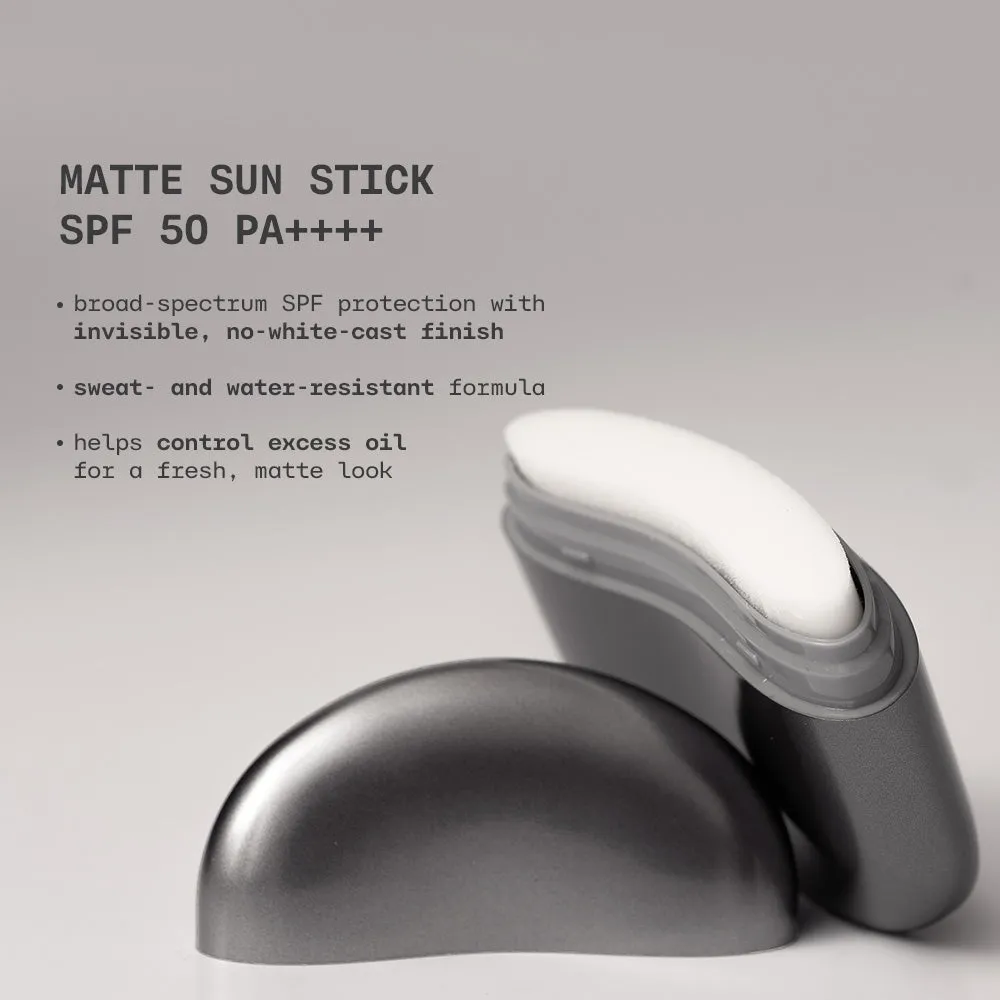 Happy Skin x David stick solaire mat SPF50 PA++++ invisible
