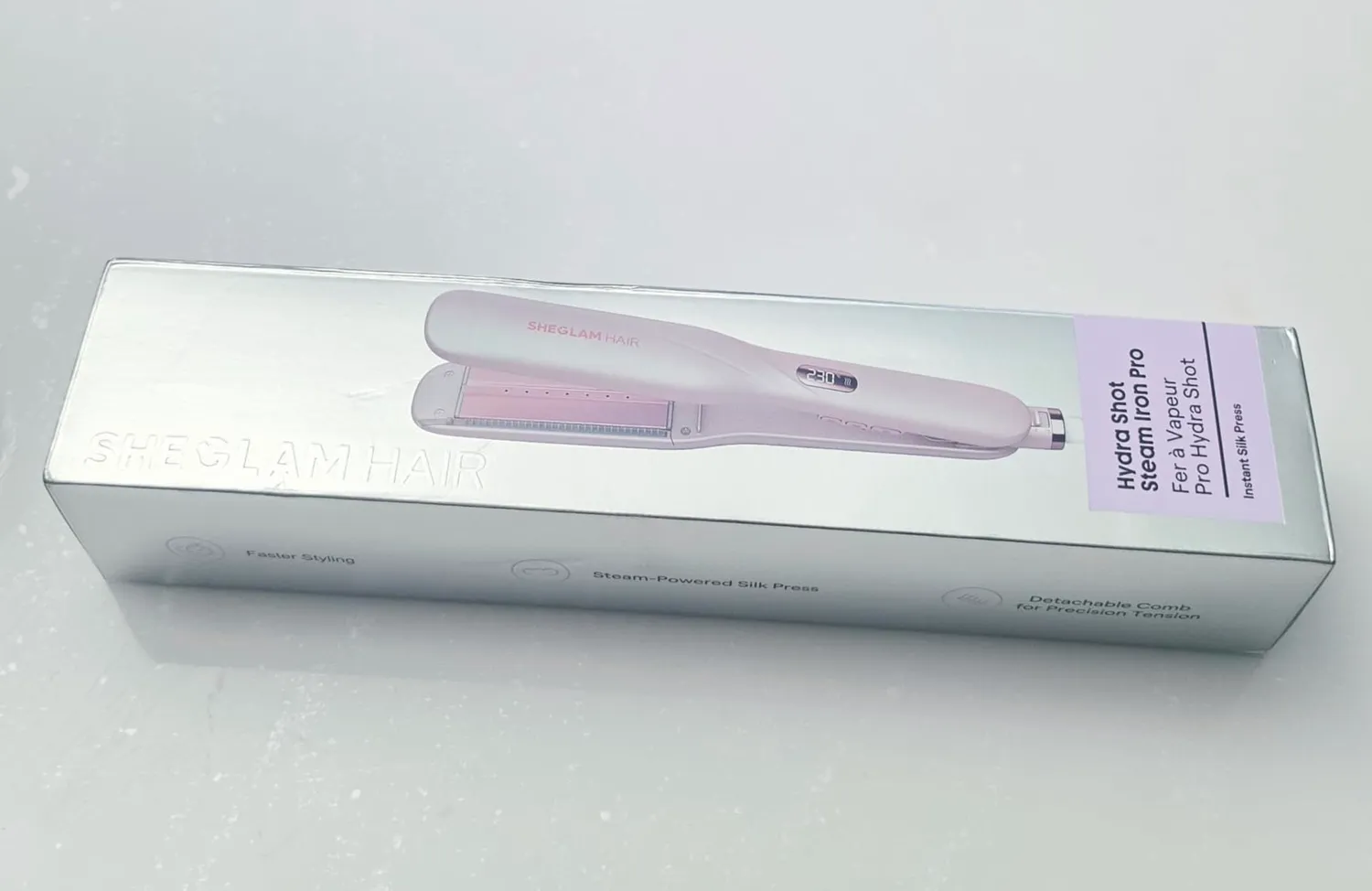 SHEGLAM Lisseur Vapeur céramique 38 mm 230°C