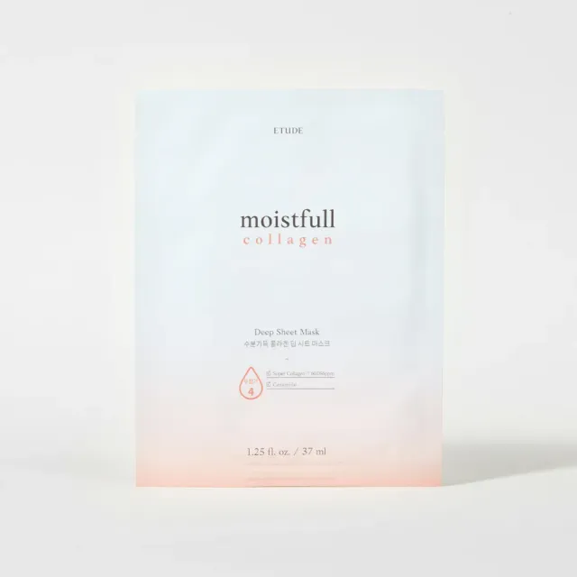 ETUDE Moistfull Collagen Deep Sheet Mask masque 37ml hydratant