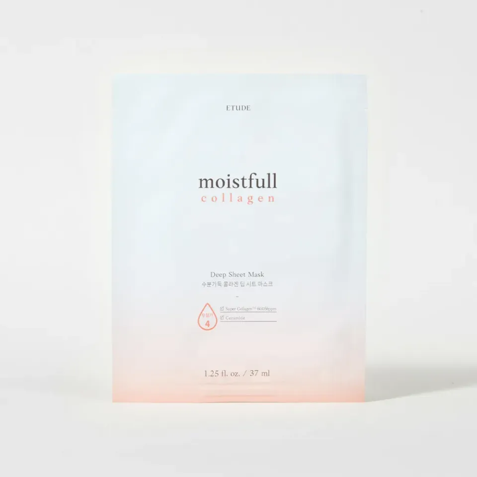 ETUDE Moistfull Collagen Deep Sheet Mask masque 37ml hydratant