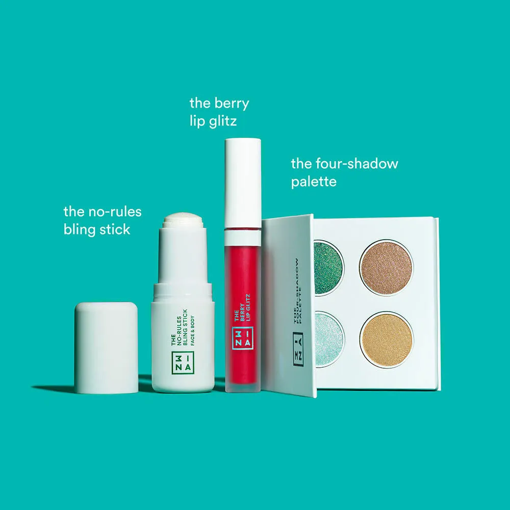 3INA Party Girl Energy Kit maquillage pailleté