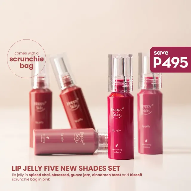 Happy Skin Lip Jelly coffret 5 teintes gloss repulpant