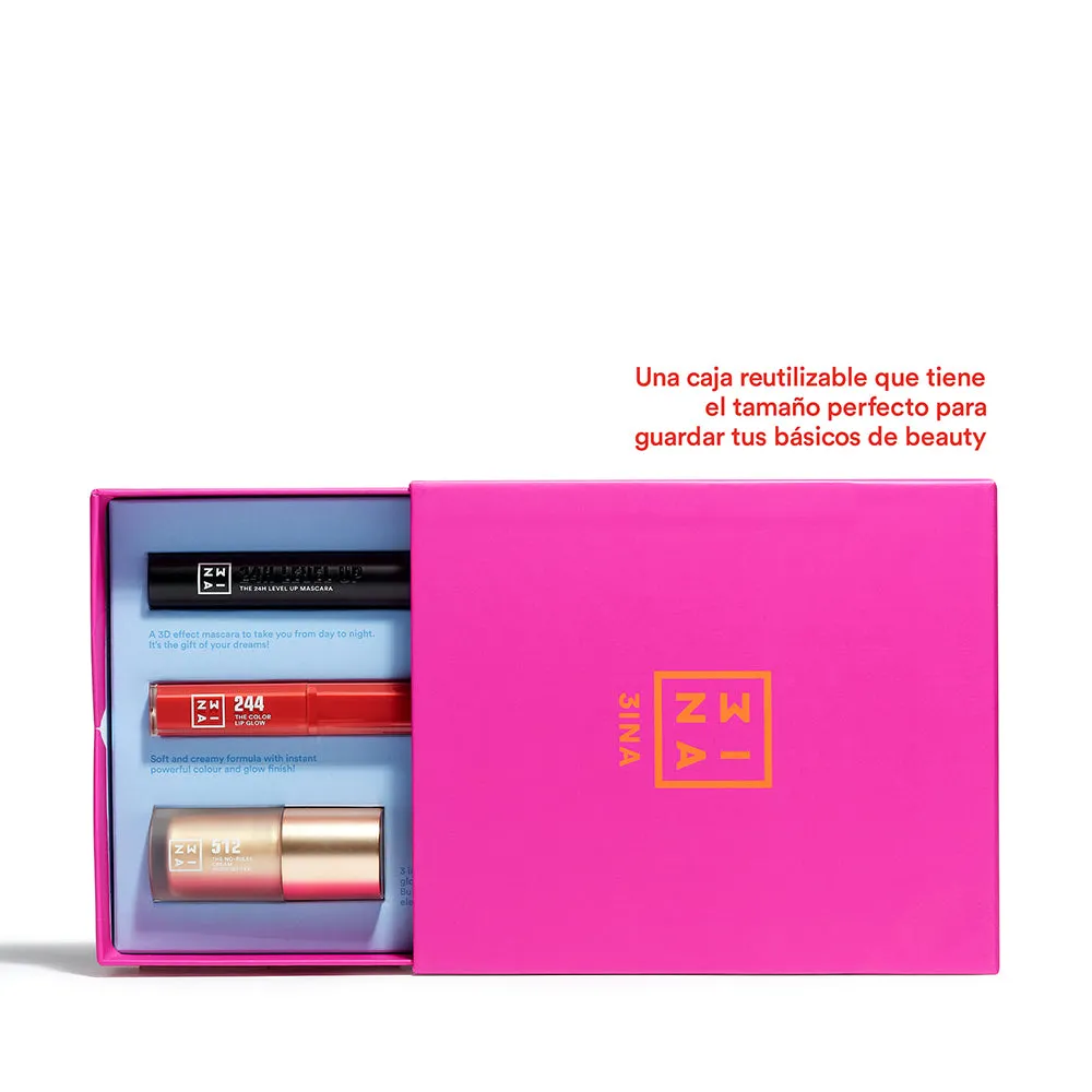 3INA The Glow One Kit kit maquillage mascara highlighter rouge