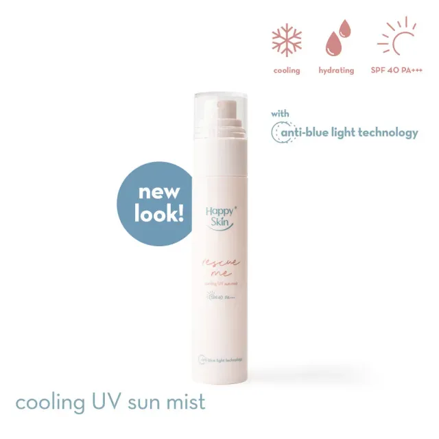Happy Skin Rescue Me brume solaire SPF40 rafraîchissante