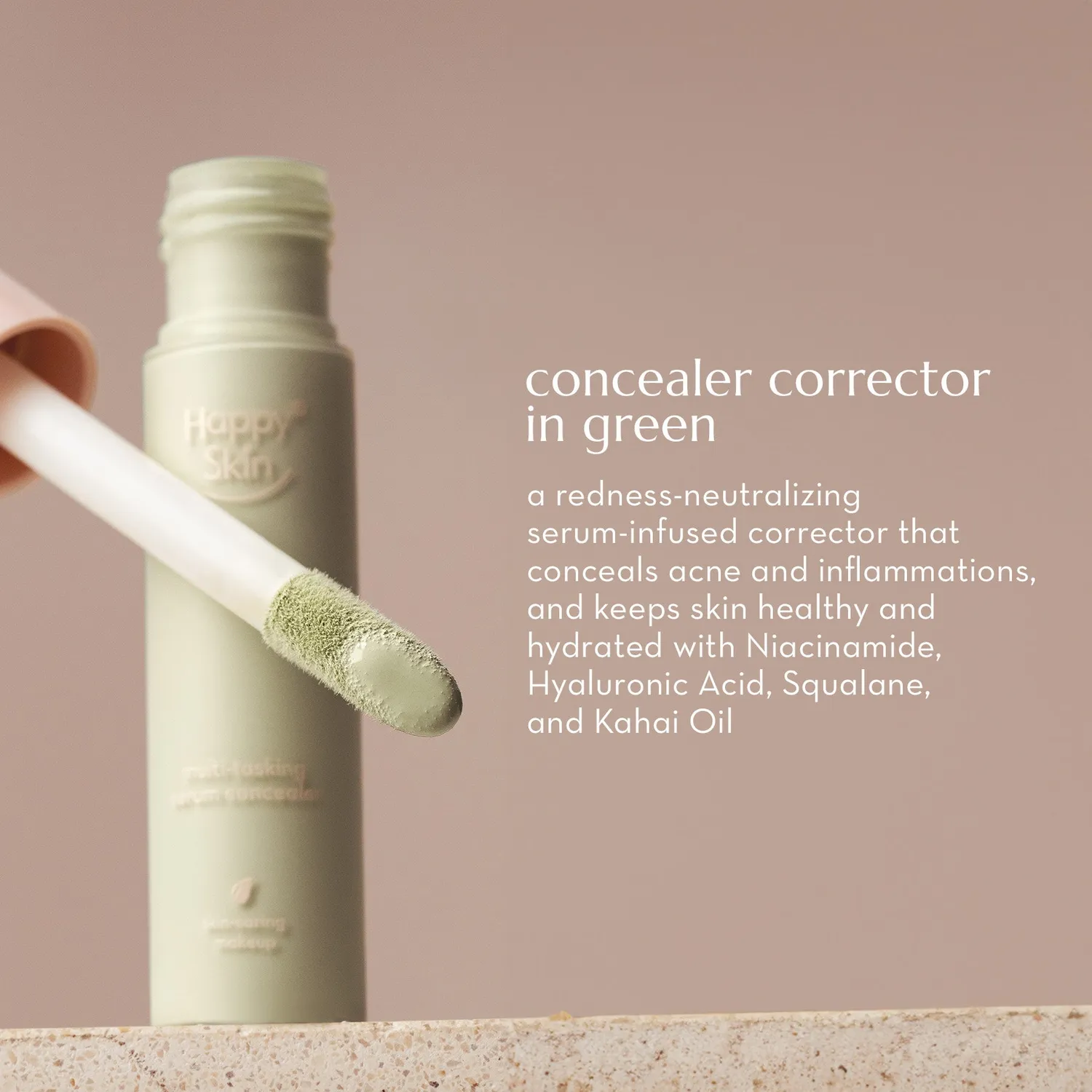 Happy Skin Second Skin Serum anti-cernes correcteur vert hydratant