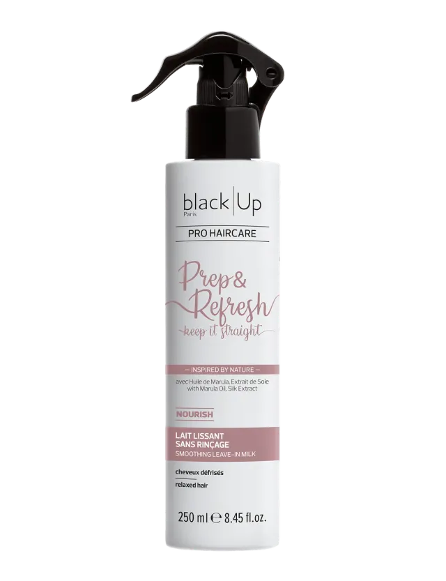 Black Up Prep & Refresh Keep It Straight lait lissant marula