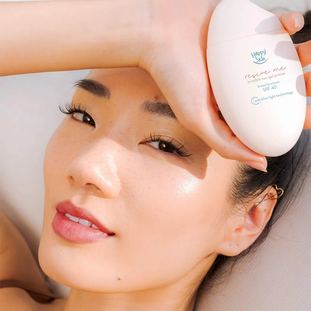 Happy Skin Rescue Me Invisible Sun Gel Primer base SPF 40 invisible