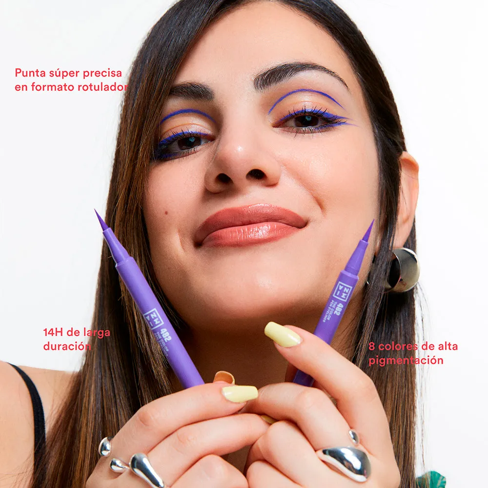 3INA The Color Pen Mini 482 eyeliner couleur vive