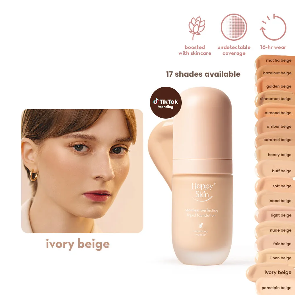 Happy Skin Off Duty fond de teint Porcelain Beige soin