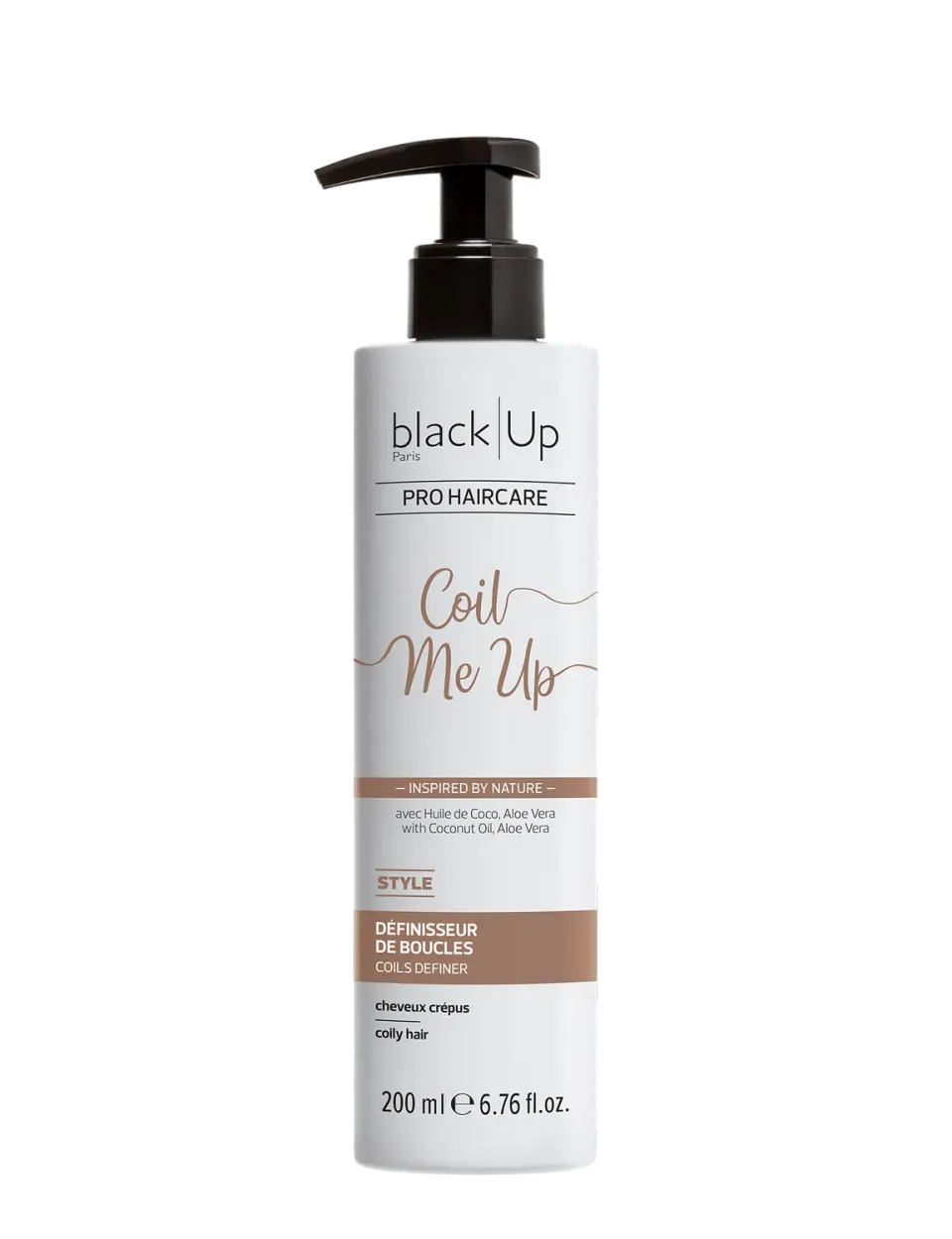 Black Up Coil Me Up définisseur de boucles ricin coco