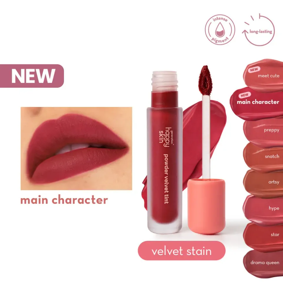 Generation Happy Skin Powder Velvet Tint encre lèvres mate