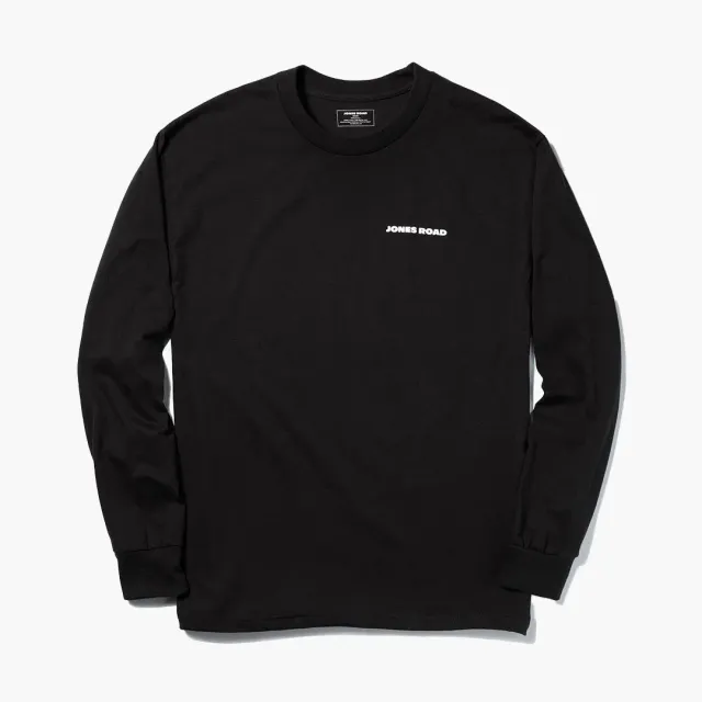 Jones Road The Roadie Long Sleeve t-shirt coton noir XS-XXL