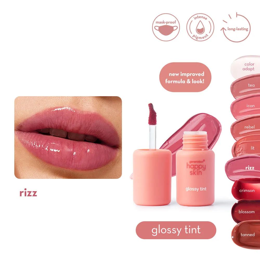 Generation Happy Skin Glossy Tint gloss teinte Crimson