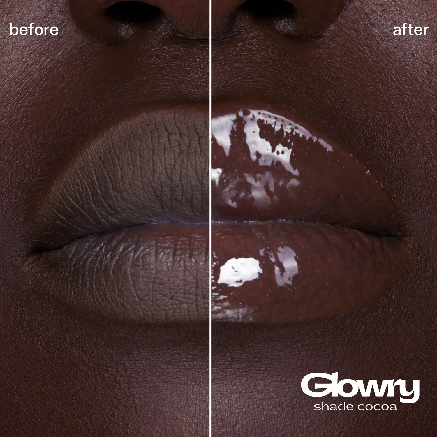Black Up Glowry gloss Cocoa nacré non collant