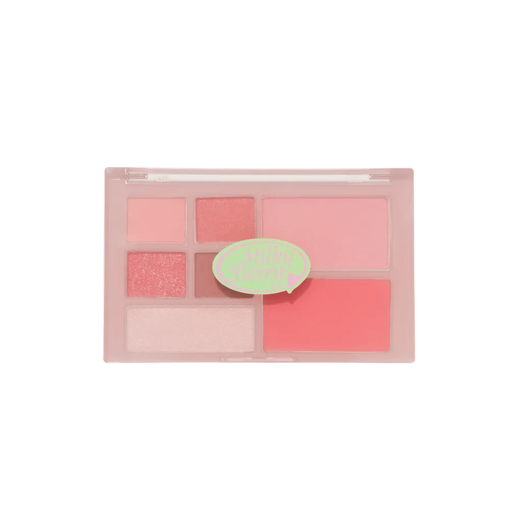 ETUDE Play Multi Eyes Palette 6,8g Milky Berry 7 fards