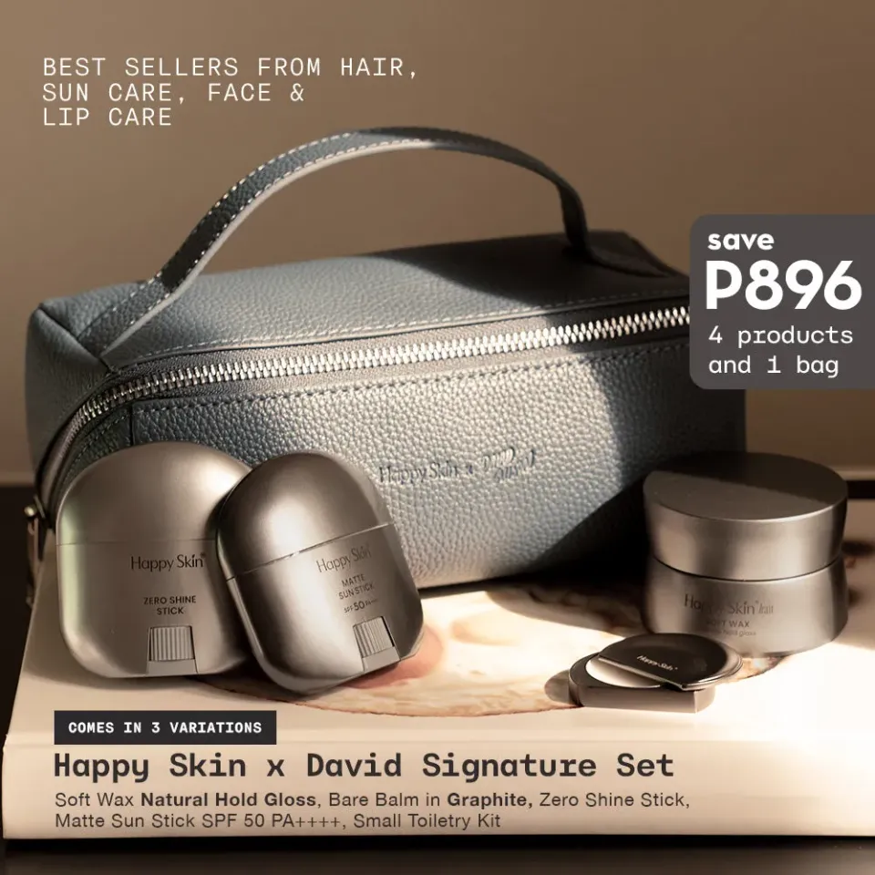 Happy Skin x David coffret Graphite brillant 5 pièces